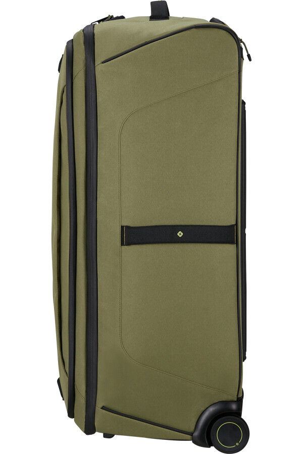 bolsa de viagem ecodiver com rodas 79 cm cor wasabi encerado.