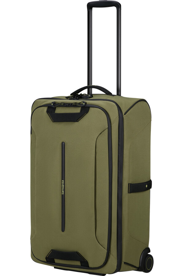bolsa de viagem ecodiver com rodas 67 cm cor wasabi encerado.
