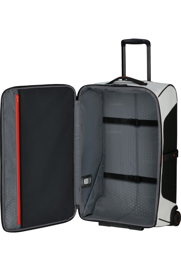 mala de viagem ecodiver com rodas 67 cm branca cloud white