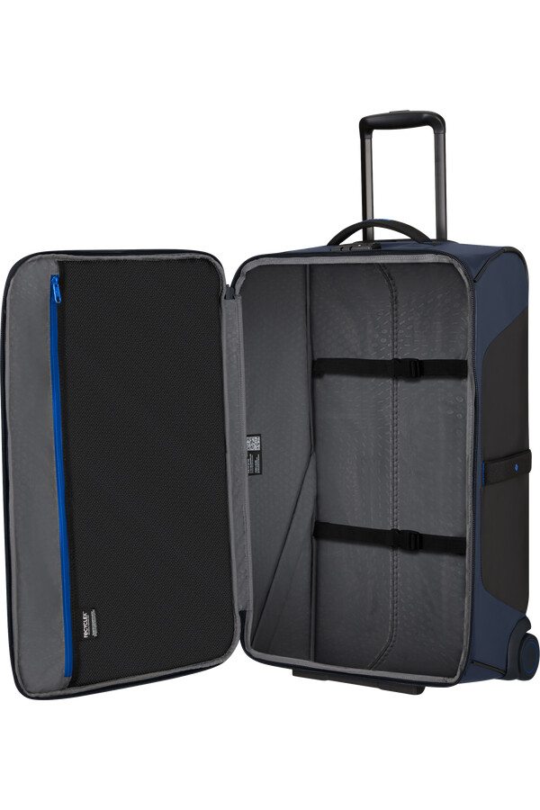 mochila ecodiver com rodas 67 cm azul noites