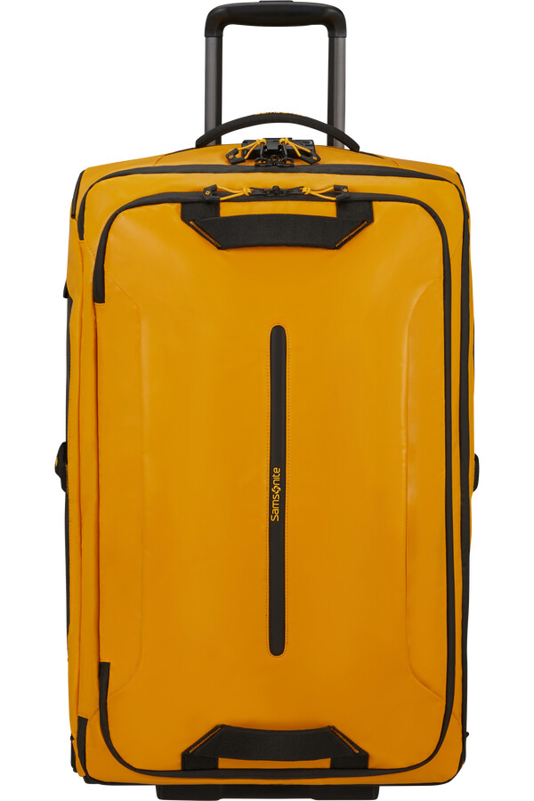 mala de viagem ecodiver com rodas 67 cm amarela.