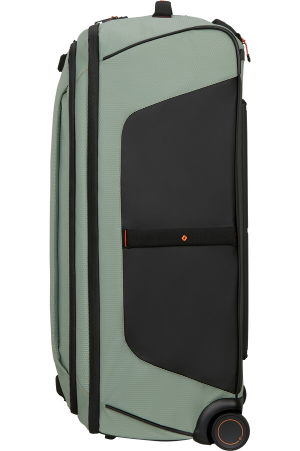 mala de viagem ecodiver com rodas 79 cm cor verde-sálvia clara.