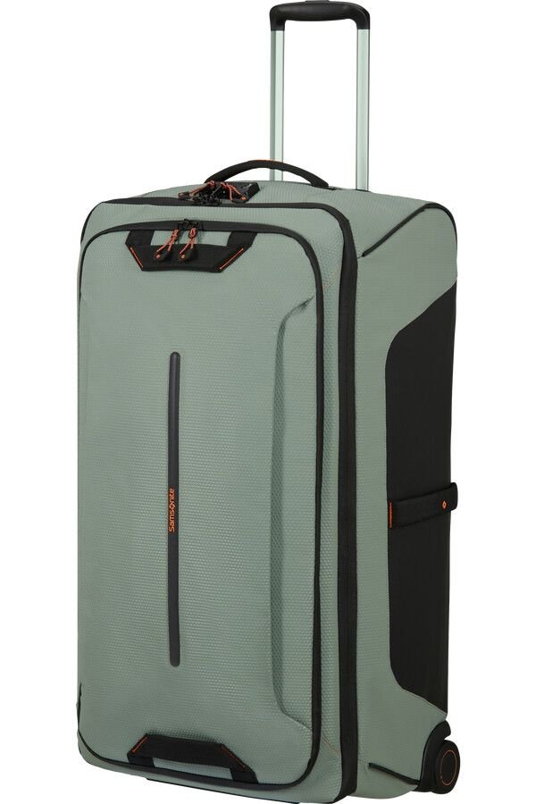 mala de viagem ecodiver com rodas 79 cm cor verde-sálvia clara.