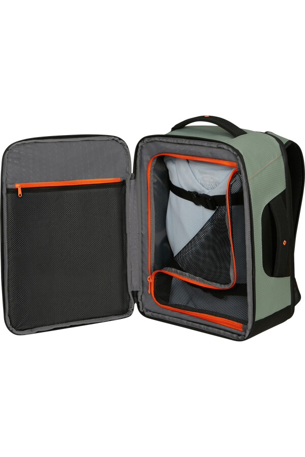 mochila ecodiver s verde-sálvia