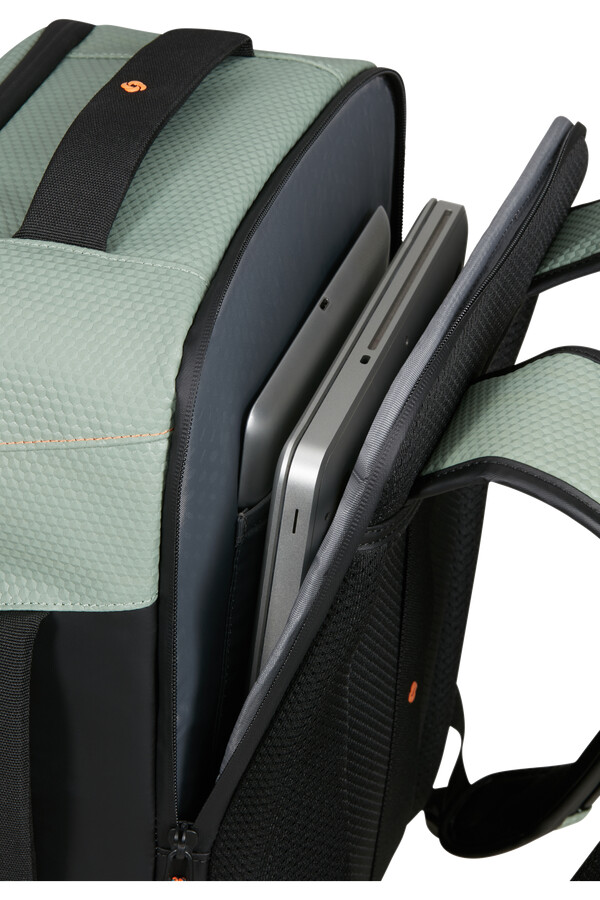 mochila ecodiver s verde-sálvia