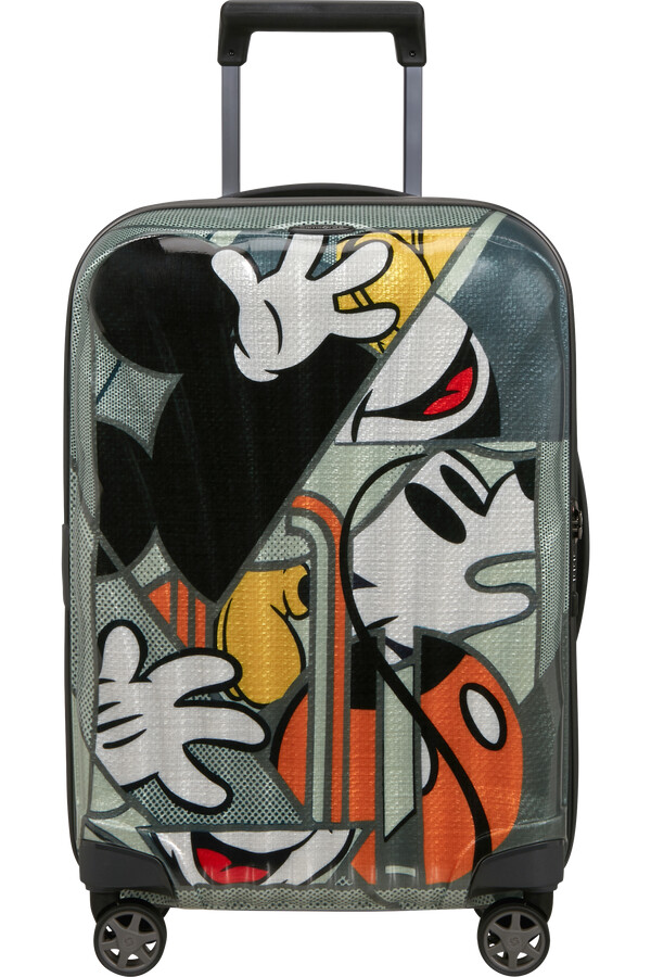 rodízio c-lite disney spinner expansível 4 rodas 55cm mickey muse
