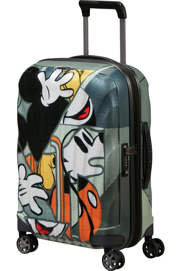 rodízio c-lite disney spinner expansível 4 rodas 55cm mickey muse