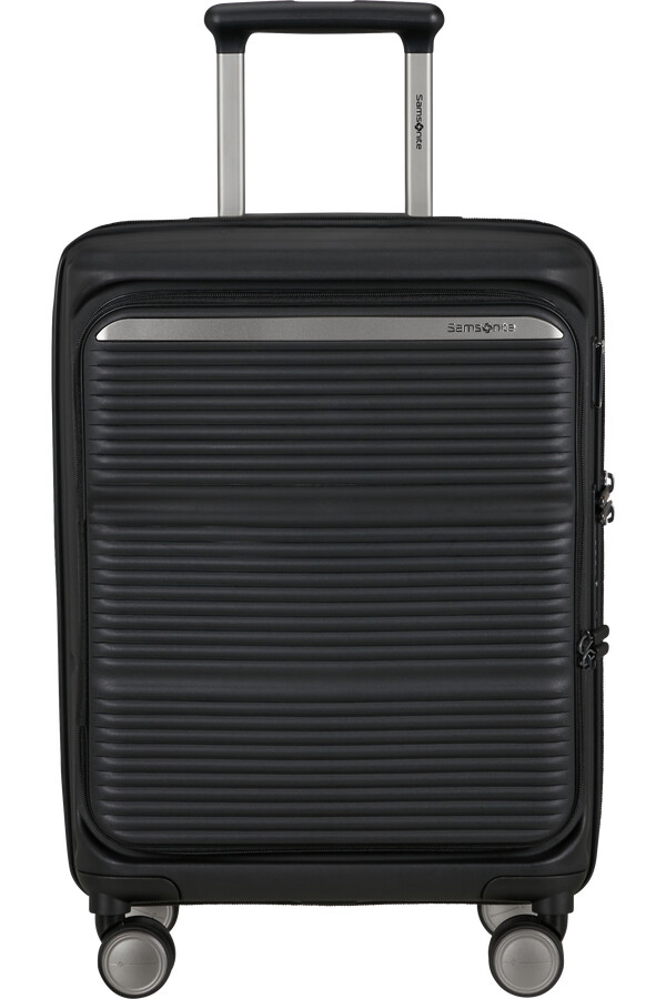 carrinho paralux spinner expansível 4 rodas 55cm preto