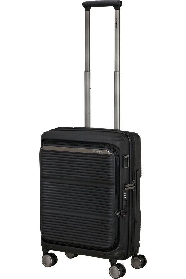 carrinho paralux spinner expansível 4 rodas 55cm preto