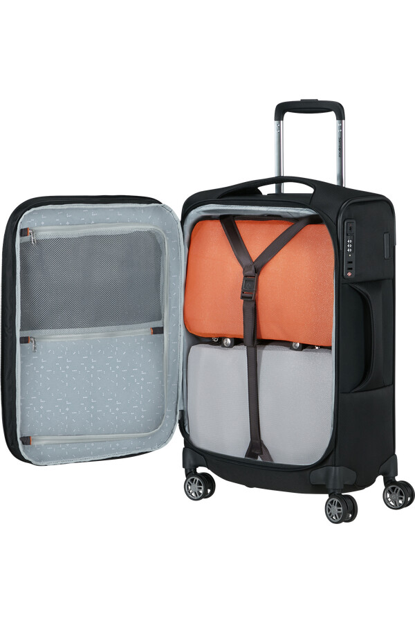carrinho de bebê re-lite spinner expansível 4 rodas 55cm preto