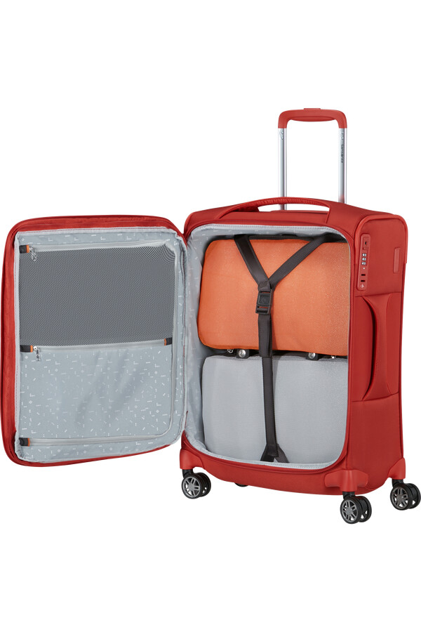 carrinho de bebê re-lite spinner expansível 4 rodas 55cm vermelho papoula