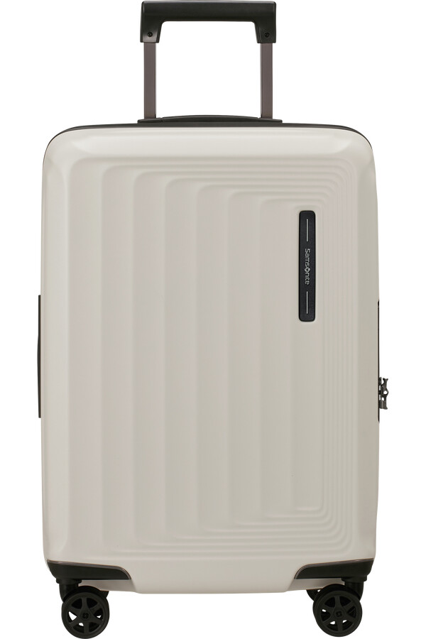 nuon spinner expansível 4 rodas 55cm quartzo fosco