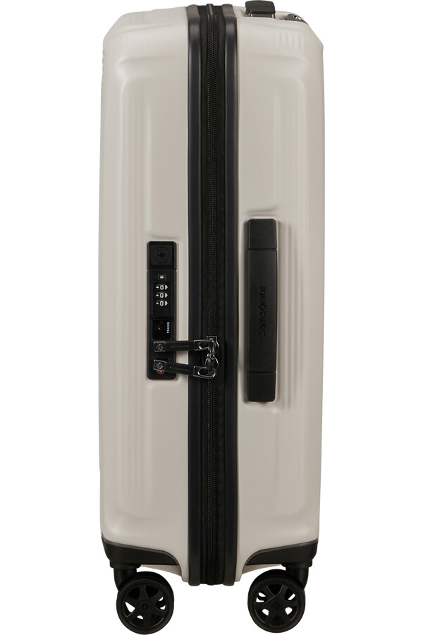nuon spinner expansível 4 rodas 55cm quartzo fosco