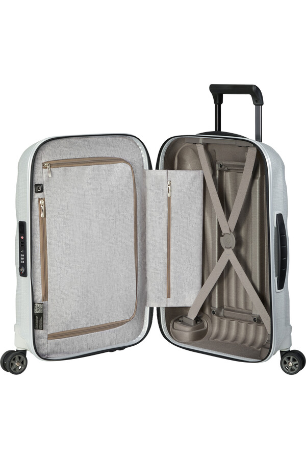 c-lite spinner 4 rodas 55 cm branco sujo