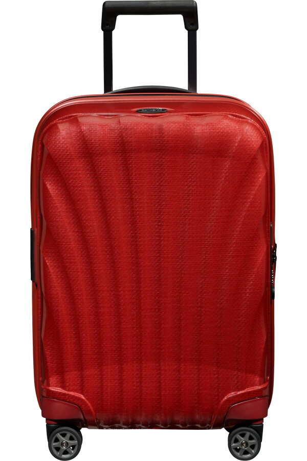 c-lite spinner expansível 4 rodas 55cm vermelho chili