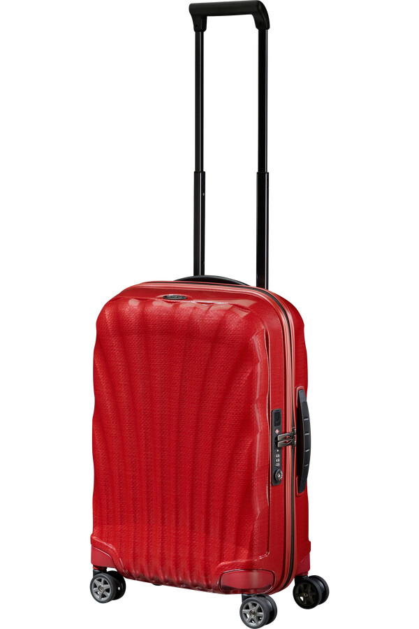 c-lite spinner expansível 4 rodas 55cm vermelho chili