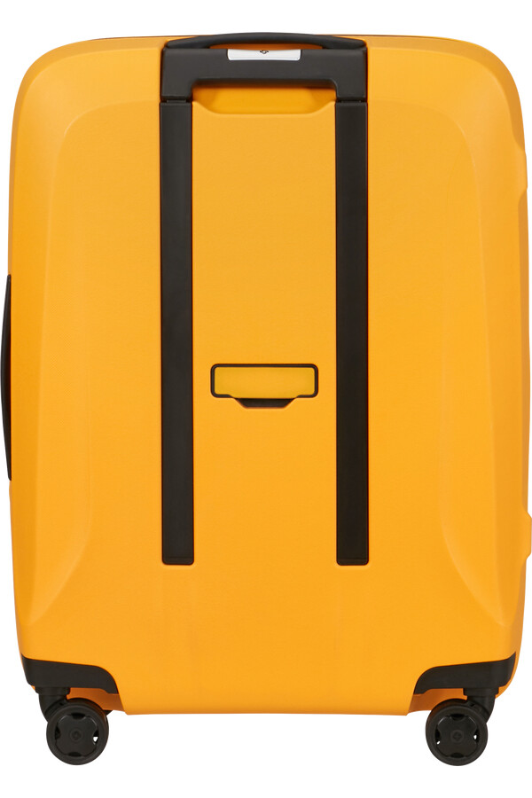 mala de viagem essens spinner expansível 4 rodas 55cm amarelo radiante