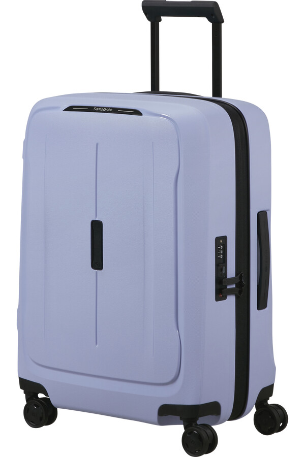 mala de viagem essens spinner expansível 4 rodas 55cm lavanda