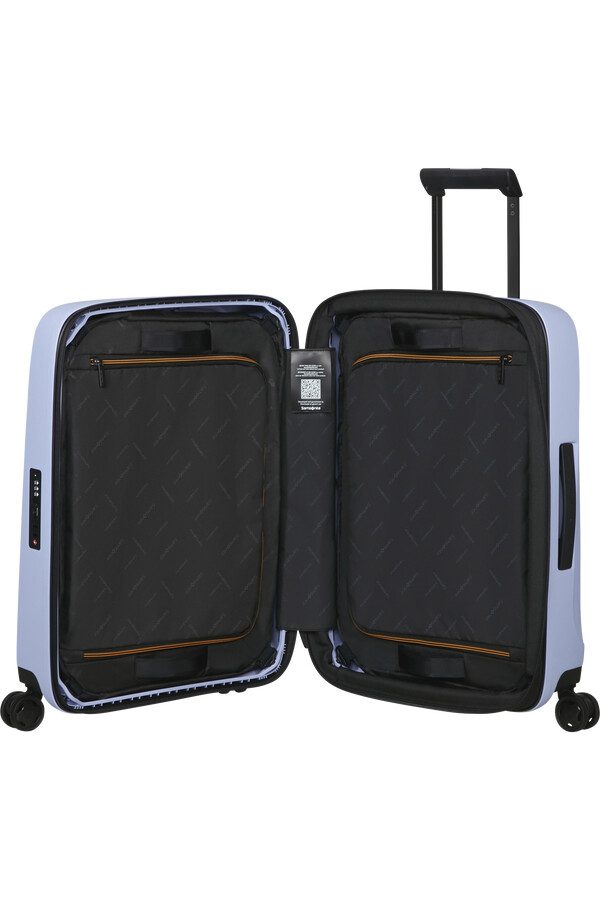 mala de viagem essens spinner expansível 4 rodas 55cm lavanda