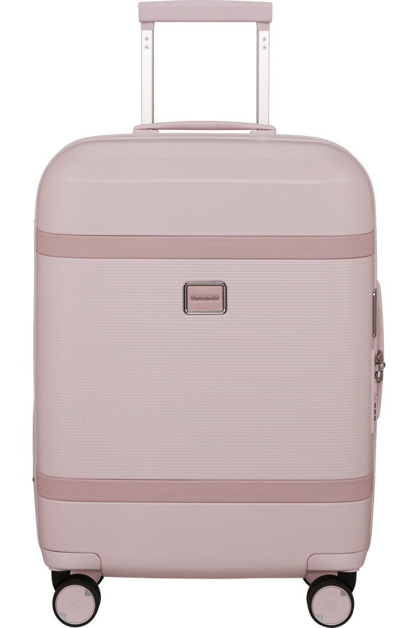 image spinner expansível 4 rodas 55cm rosa