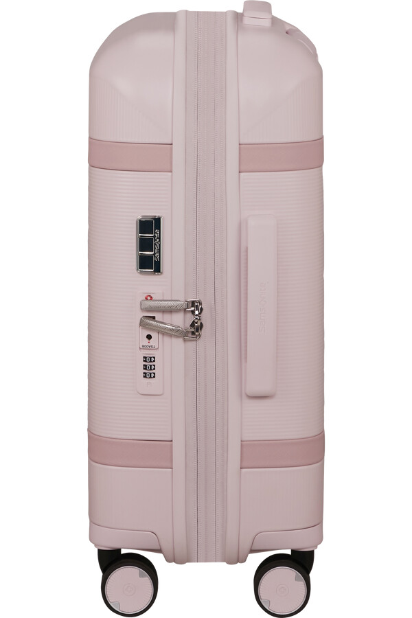 image spinner expansível 4 rodas 55cm rosa
