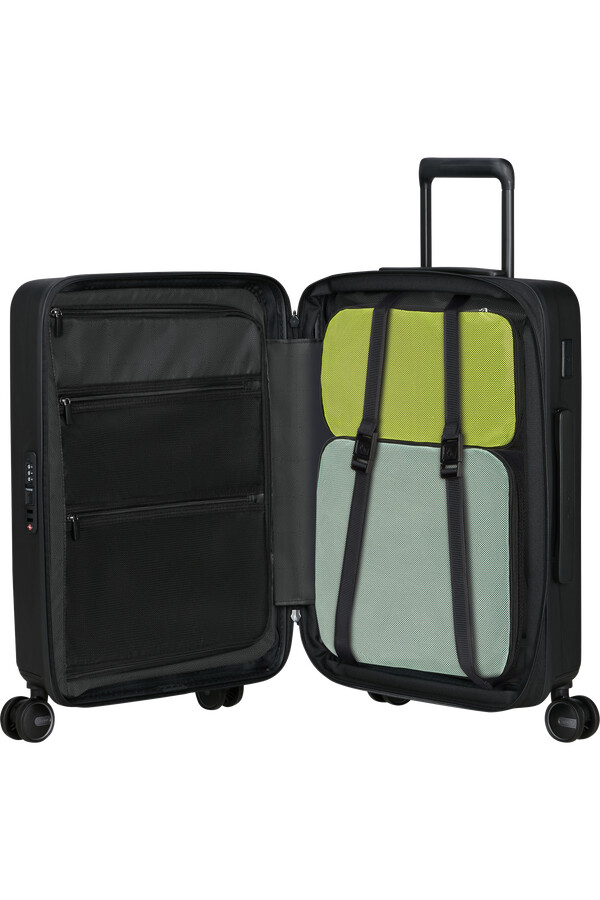carrinho de bebê restackd spinner expansível 4 rodas 55cm preto