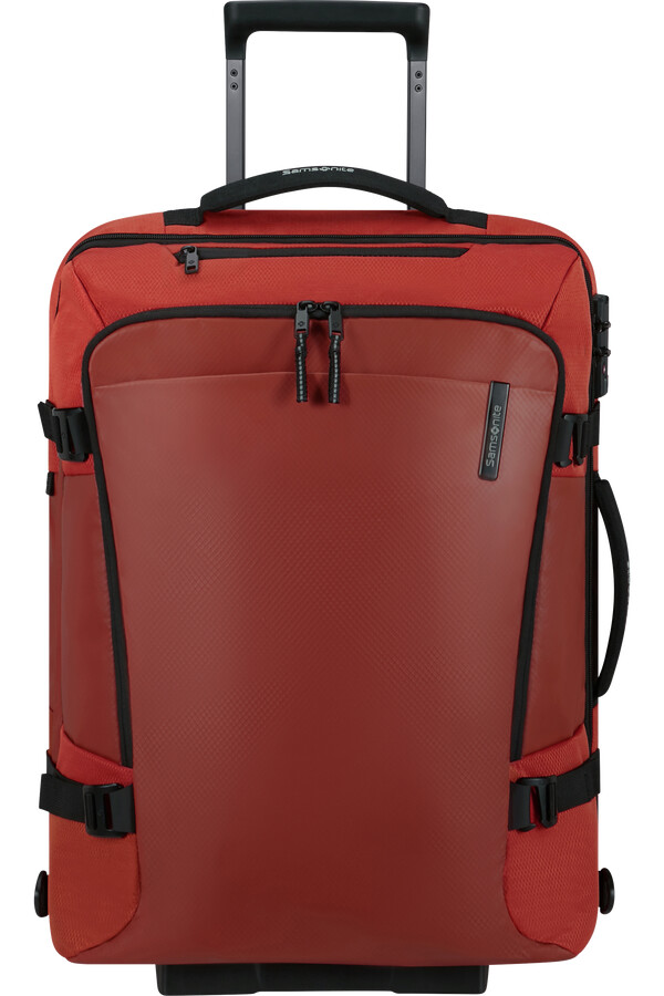 mochilamala de viagem armox com rodas 55 cm cor ferrugem