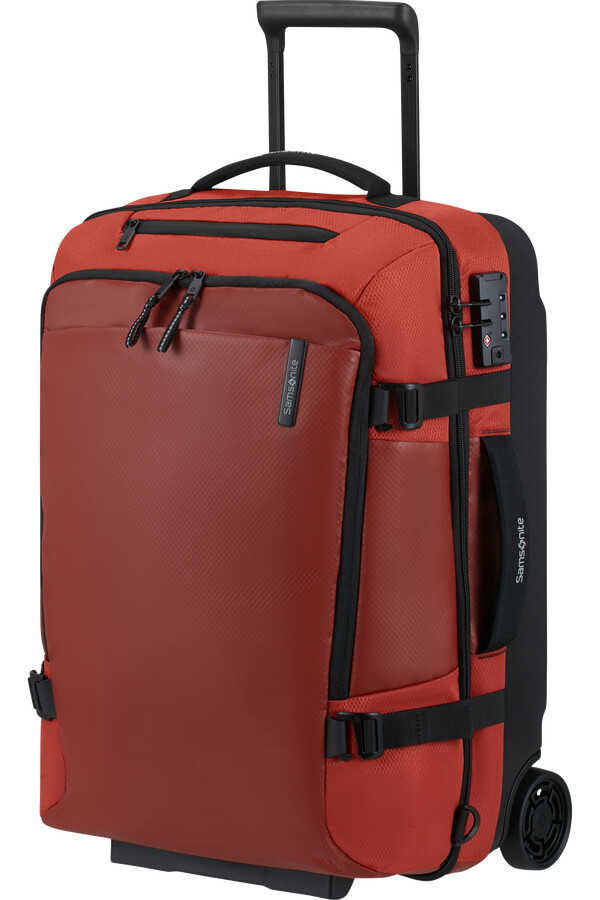 mochilamala de viagem armox com rodas 55 cm cor ferrugem