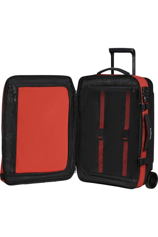mochilamala de viagem armox com rodas 55 cm cor ferrugem