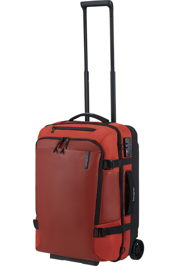 mochilamala de viagem armox com rodas 55 cm cor ferrugem