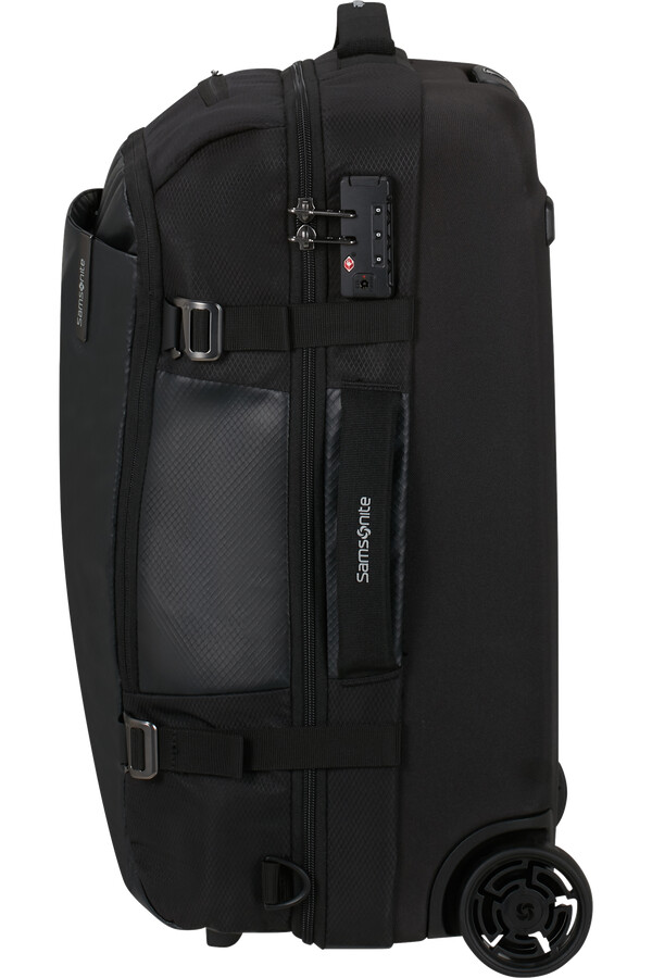 mochilamala de viagem armox com rodas 55 cm preta