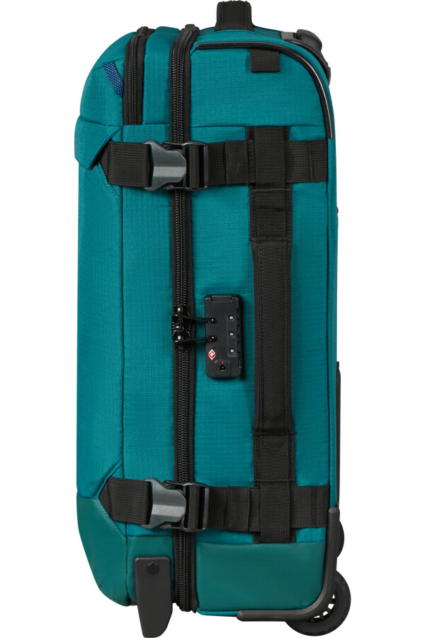 mala de viagem roadseeker com rodas 55 cm cor verde-azulado escuro.