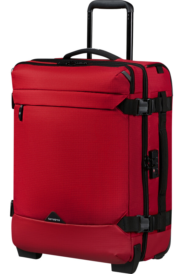 mochila roadseeker duffle com rodas 55 cm vermelho tijolo