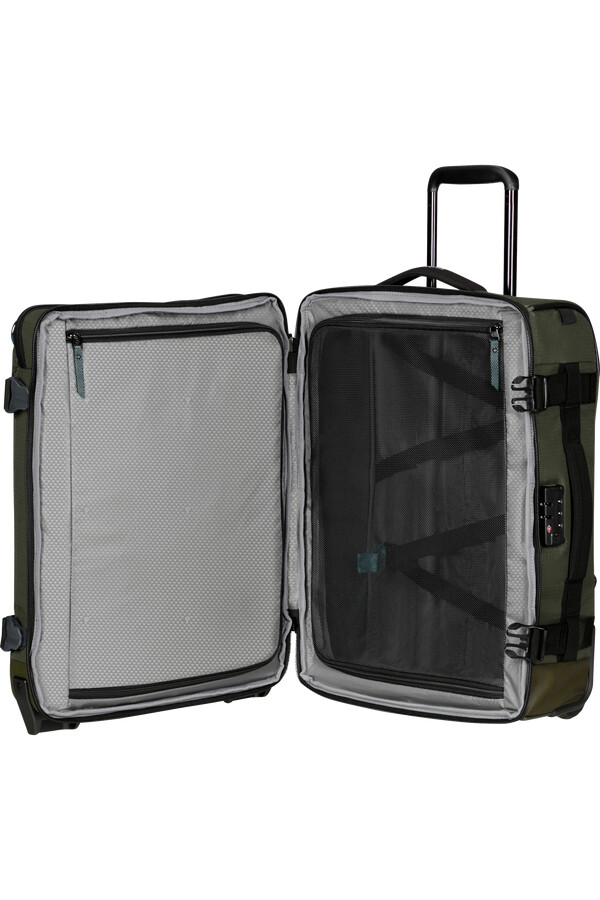 mochila roadseeker duffle com rodas 55 cm verde-oliva escuro