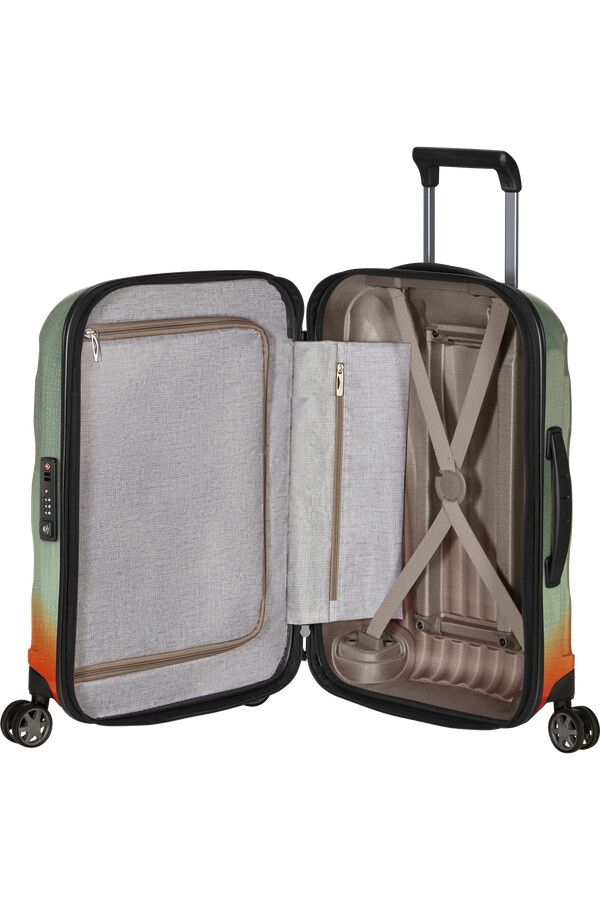 c-lite spinner expansível 4 rodas 55cm gradient sage