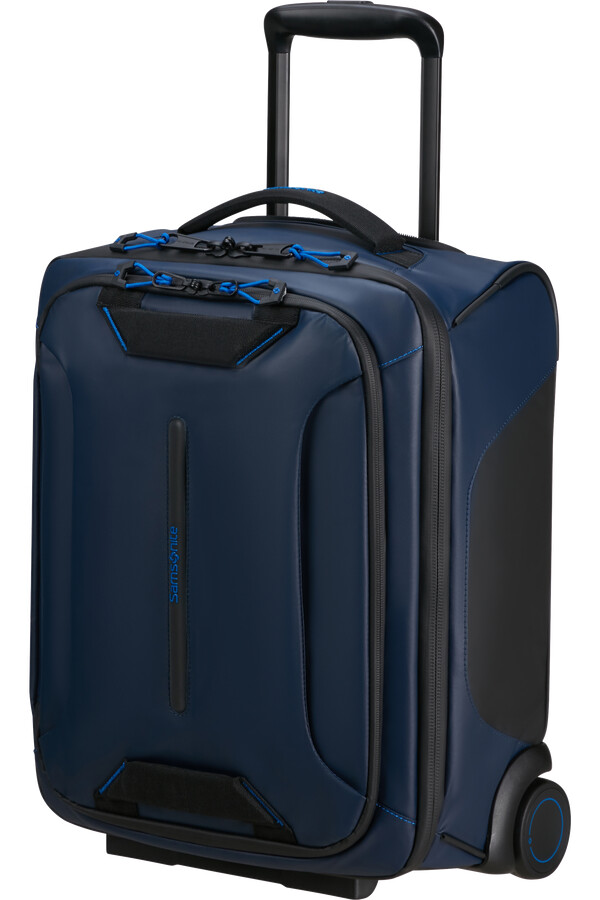mala de viagem ecodiver com rodas sob o assento 45 cm azul noites.
