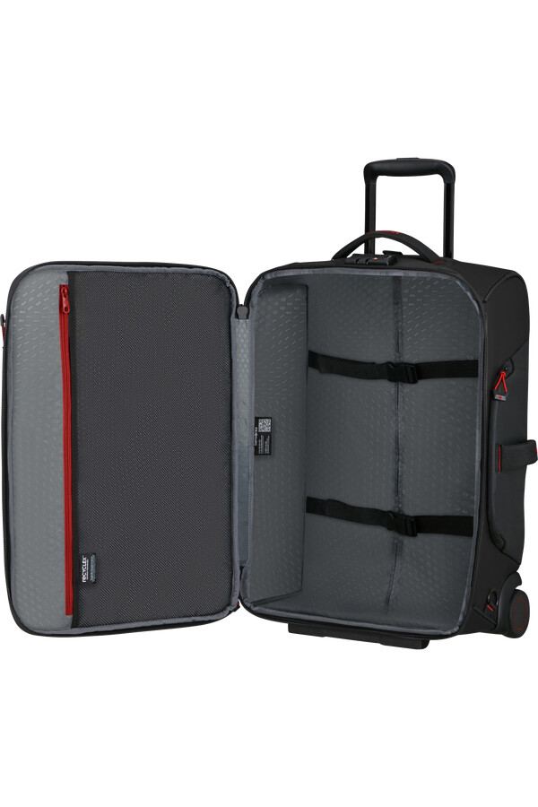 mochilamala de viagem ecodiver com rodas 55 cm preta