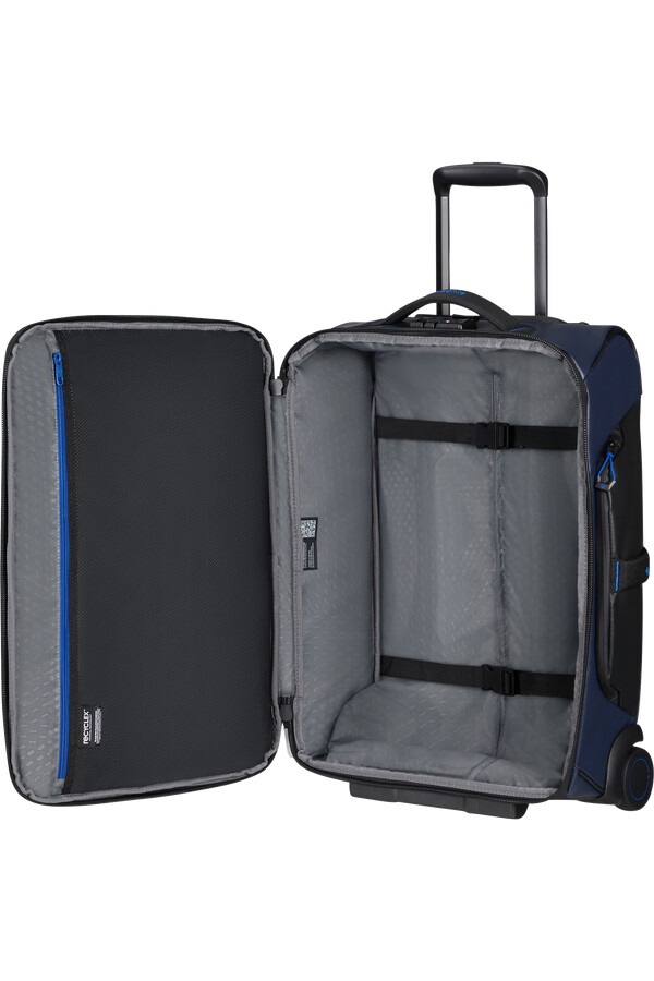 mochila ecodiver com rodas 55cm azul noites