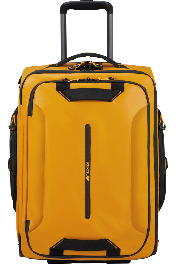 bolsa de viagem ecodiver com rodas 55 cm amarela