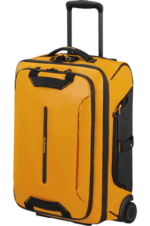 bolsa de viagem ecodiver com rodas 55 cm amarela