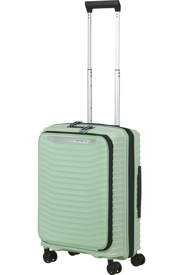 upscape spinner expansível 4 rodas 55cm verde sálvia