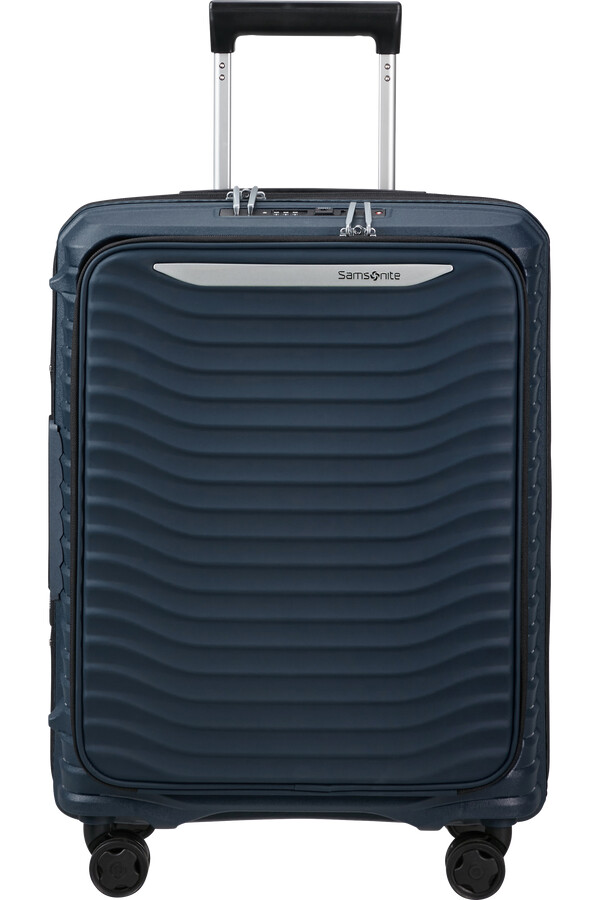 upscape spinner expansível 4 rodas 55cm azul noites