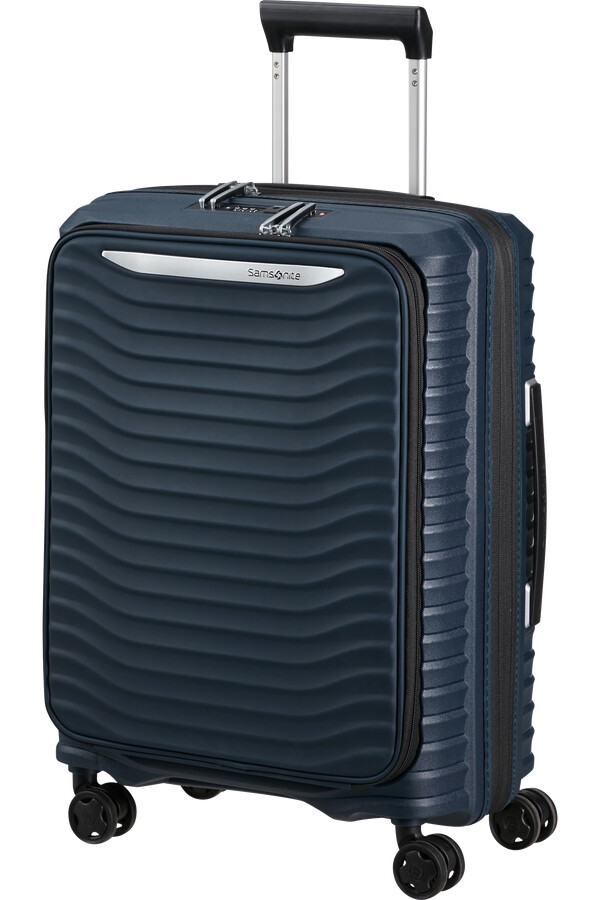upscape spinner expansível 4 rodas 55cm azul noites