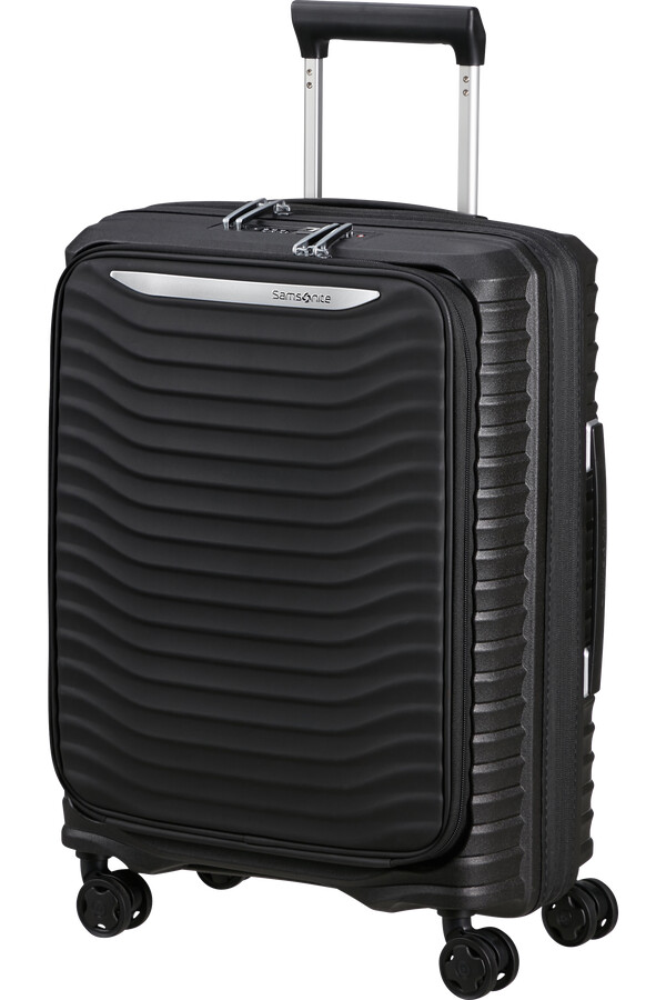 carrinho upscape spinner expansível 4 rodas 55cm preto