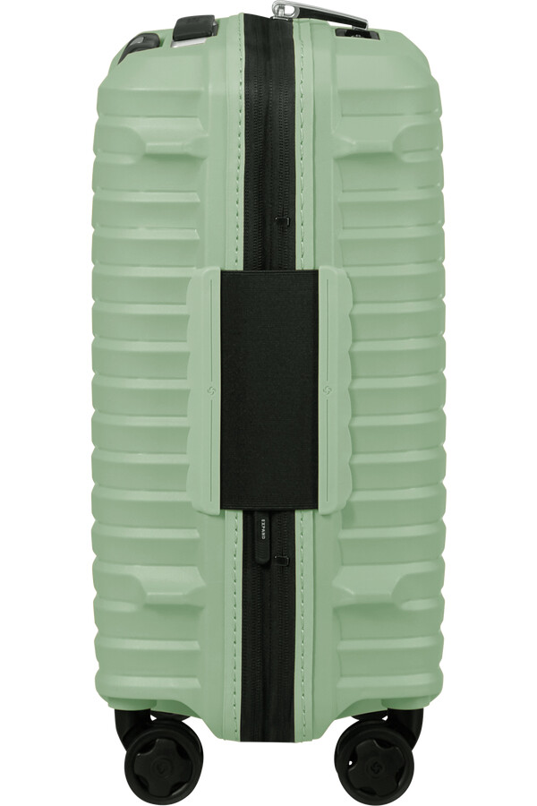 carrinho de bebê upscape spinner com quatro rodas 45 cm cor verde-sálvia suave.