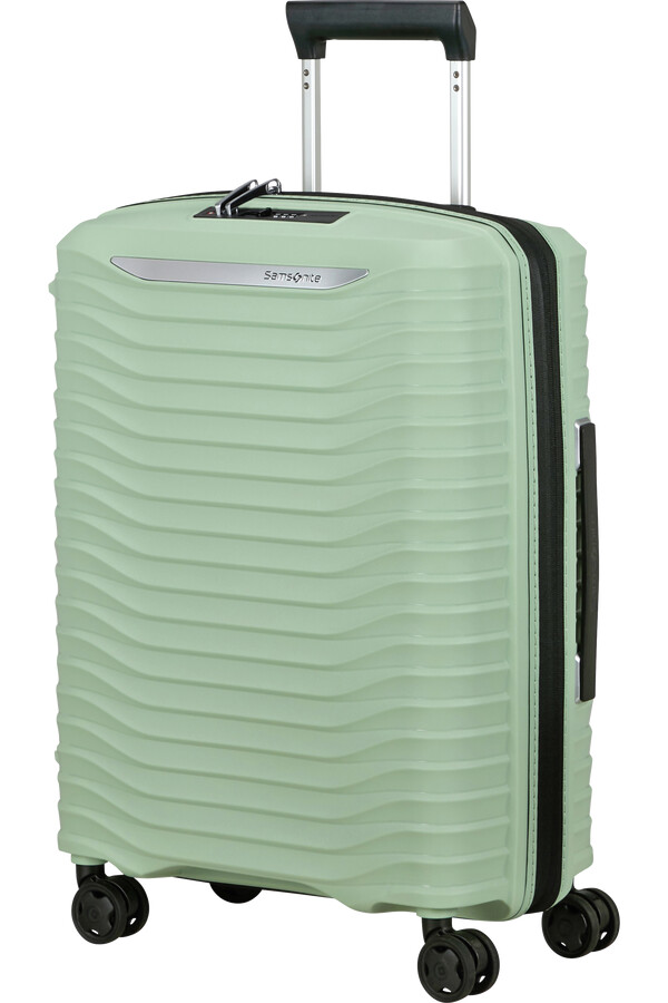 upscape spinner expansível 4 rodas 55cm verde sálvia