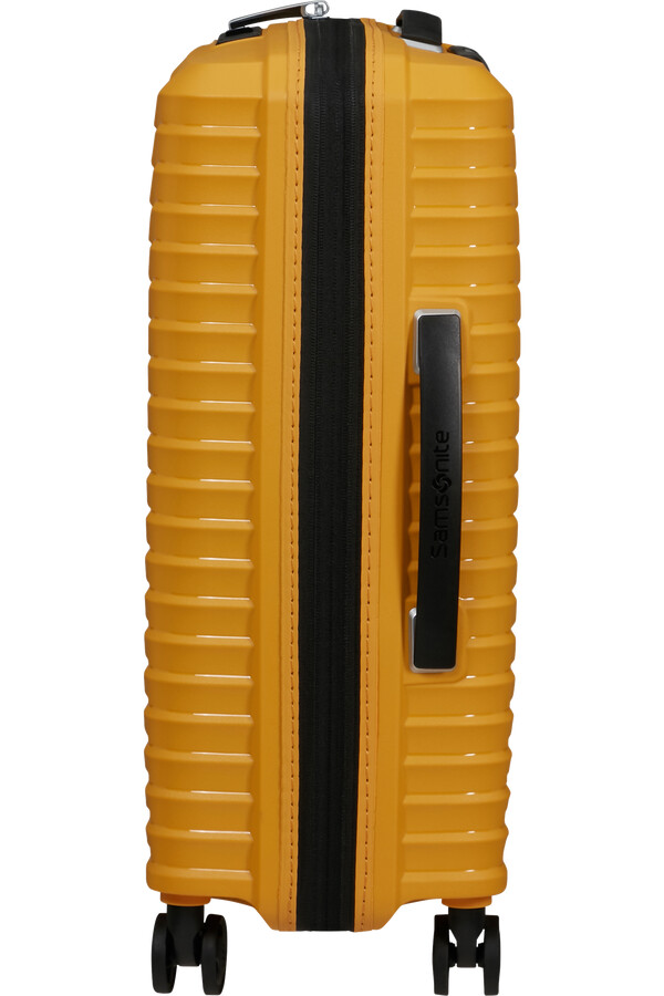 carrinho upscape spinner expansível 4 rodas 55cm amarelo