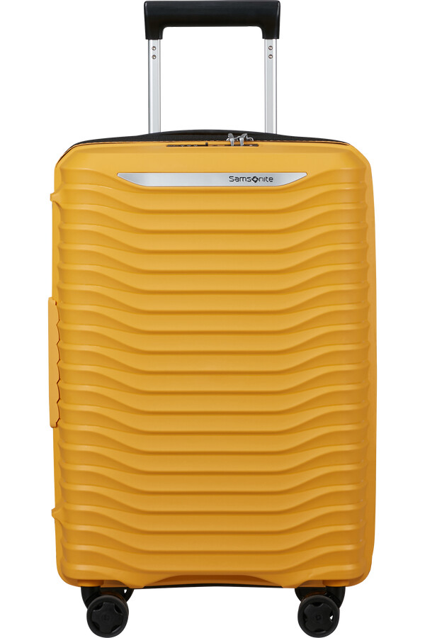 carrinho upscape spinner expansível 4 rodas 55cm amarelo