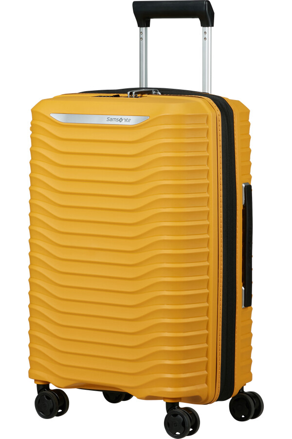 carrinho upscape spinner expansível 4 rodas 55cm amarelo