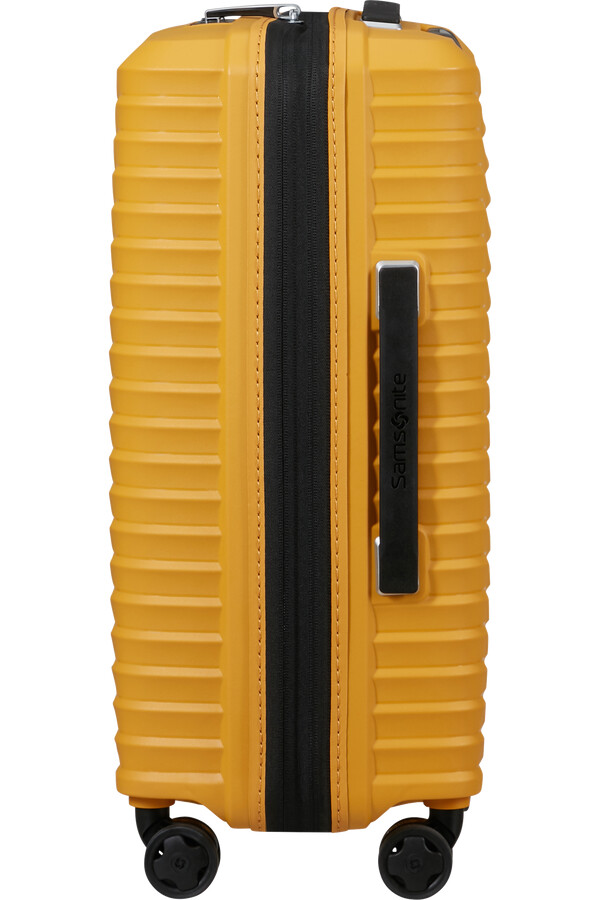 carrinho upscape spinner expansível 4 rodas 55cm amarelo